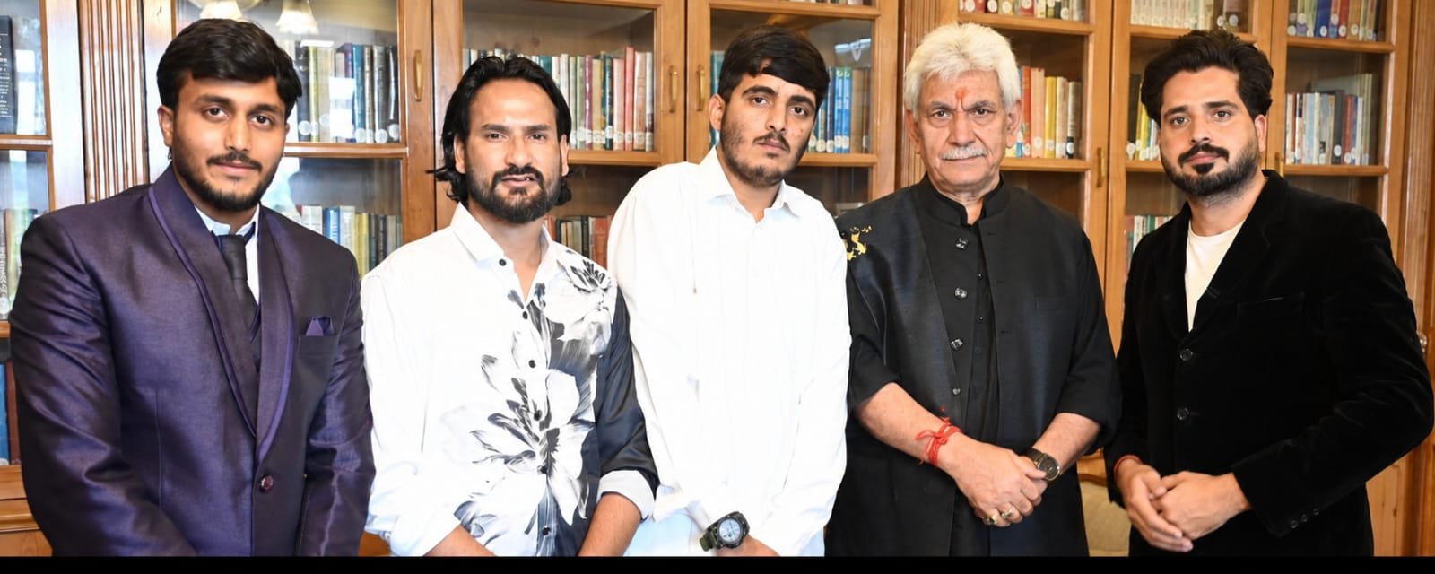 Rise Up Youth Foundation Delegation called on Hon'ble Lieutenant Governor  j&amp;k Manoj Sinha sir 